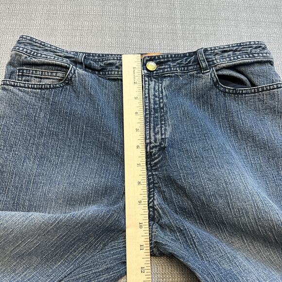 Dana Buchman Petite Jeans Womens‎ size 12 Blue Denim Stretch Straight Leg - Picture 6 of 10